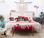Atelier Del Sofa Puf Rojo Multicolor